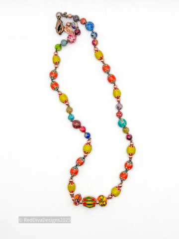 African tribal necklace