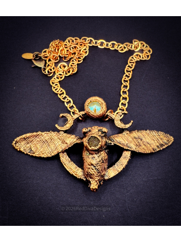 Louisiana Cicada Necklace