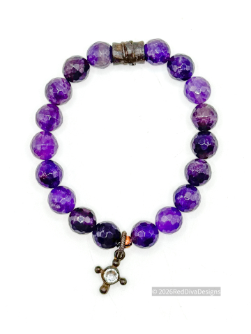 Grape Amethyst Bracelet