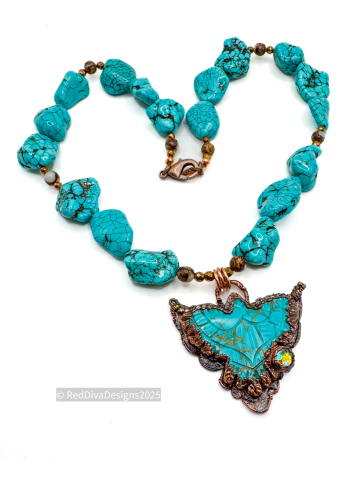 Turqouise Eagle necklace