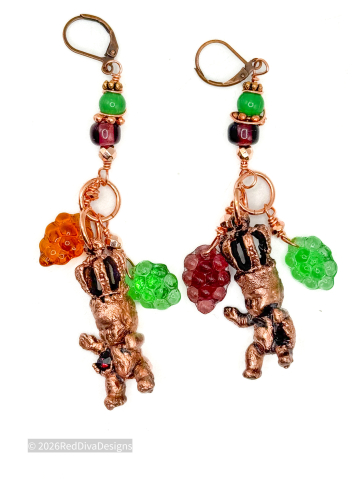 King Baby Earrings Reserved for Gretchen