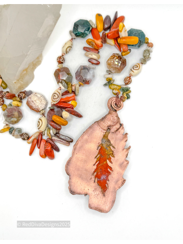 Cherokee Indian head Necklace Cherokee Indian head Necklace