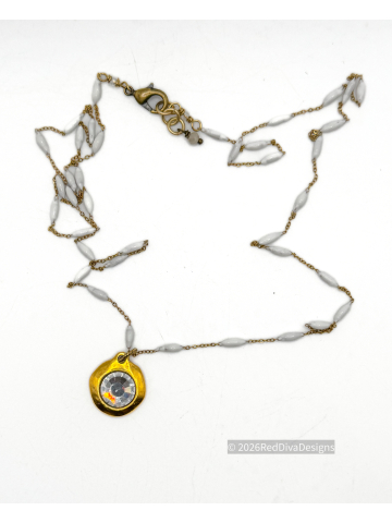 Drop layering necklace