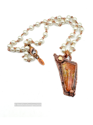 Agatized Coral Necklace