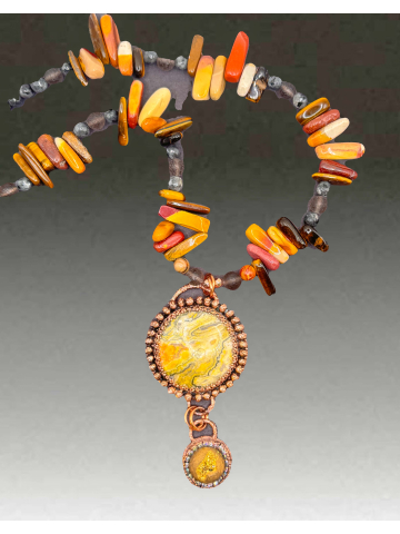 Bumblebee Jasper Necklace