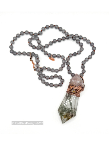 Garden and Spirit Quartz Amulet