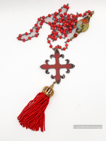 Cross with Tassel