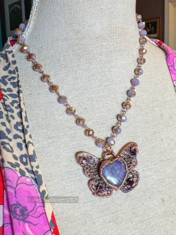 Amethyst heart Butterfly