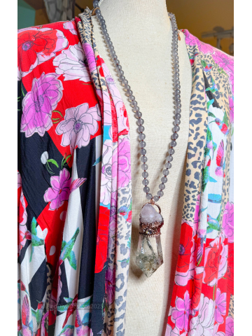 Garden and Spirit Quartz Amulet