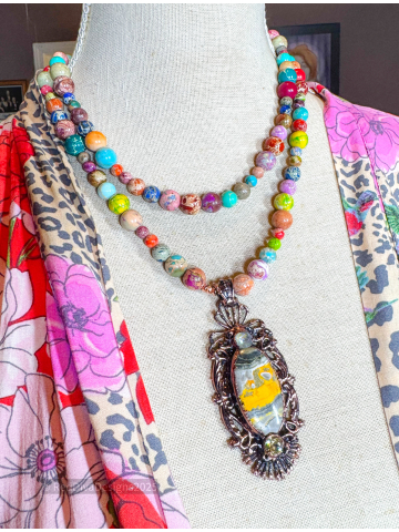 Rainbow wishes necklaces