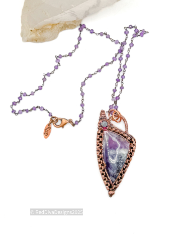 Purple Rein Necklace