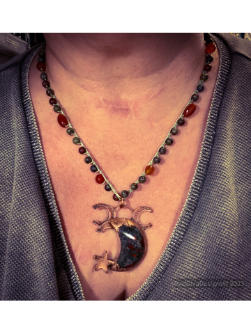DragonBlood Moon Necklace