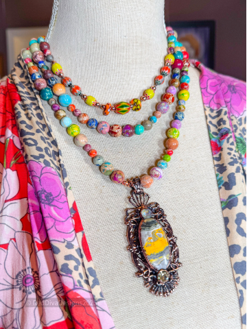 African tribal necklace