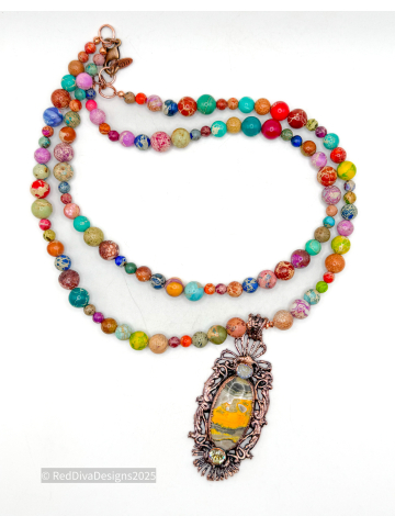 Rainbow wishes necklaces