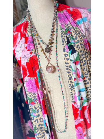 Colorful Bohemian Crochet Necklace