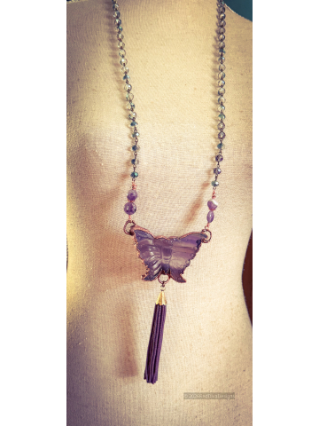 Rainbow Flourite Butterfly