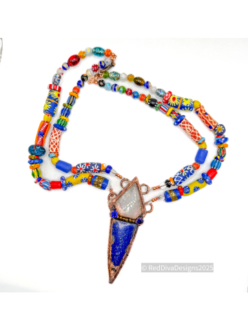 African trade earrings