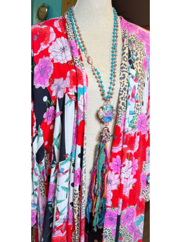 Dyed Crazy Lace Agate Flower Dyed Crazy Lace Agate Flower