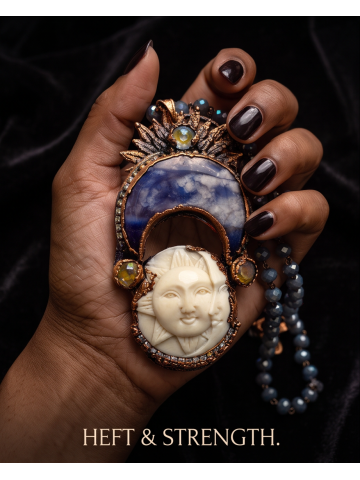Three Faces Of Luna Necklace